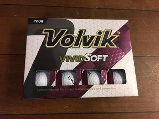 Volvik Vivid Soft Golf Balls (One Dozen) 4 x 3 Piece Box of Premium Tour Golf Balls.
