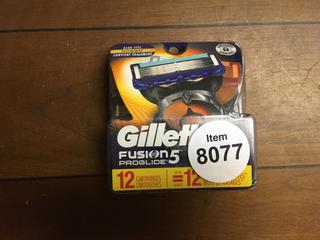 Gillett Fusion Pro Glide 12 Replacement Blade Kit.