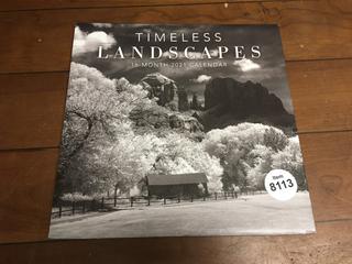 Timeless Landscapes 2021 Calendar.