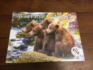 Wild pacific Coast 2021 Calendar.