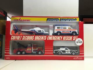 Emergency Rescue Set of Toy Cars.