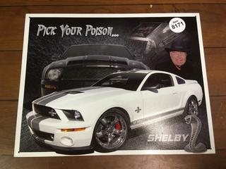 Shelby Sign, 16 x x12 1/2".