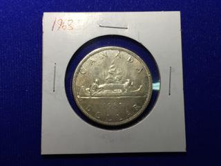 1963 Canada Silver Dollar.