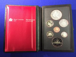 1983 Canada Double Dollar Specimen Coin Set, Includes Both Silver And Nickel Dollar.