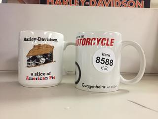 (2) Harley Davidson Mugs.