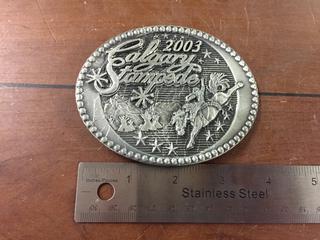 2003 Calgary Stampede Belt Buckle.