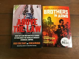 (2) Motorcycle Books.