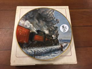 Decorative Plate "The Age of Steam".