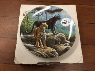 Decorative Plate "The Jaguar" 1989.