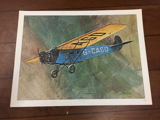 G-CAGO Plane Print, 12 x 16".