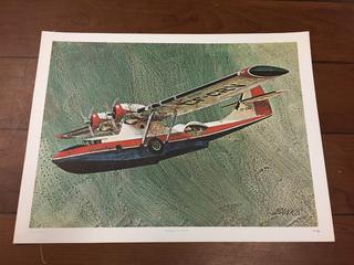 CF-CRV Plane Print, 12 x 16".