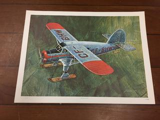 CF-BHW Plane Print, 12 x 16".