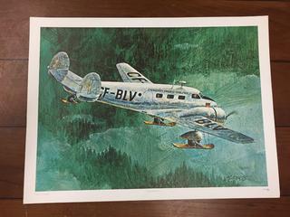 CF-BLV Plane Print, 12 x 16".