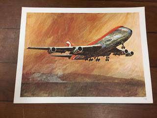 CP Air Plane Print, 12 x 16".