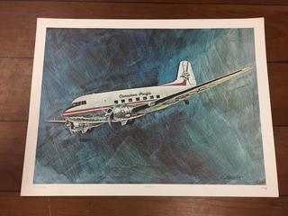 Canadian Pacific Plane Print, 12 x 16".