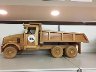 Wooden Kenworth Truck. 18 1/2". Hand Built In Canada.