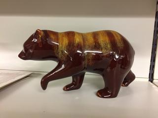 Blue Mountain Pottery Bear, 11" Wide.