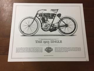 Harley Davidson 1903 Single Poster.