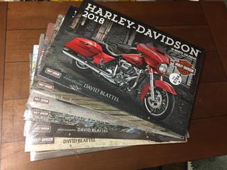 (7) Harley Davidson Calendars.