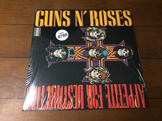 Guns and Roses Appetite For Destruction Record. Unused.  Sealed.