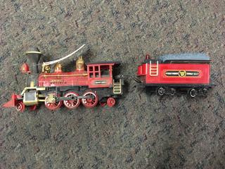 G Scale Train Engine And Tender.