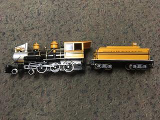 G Scale Train Engine And Tender.