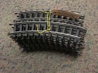 20 Ft G Scale Train Track Curved.