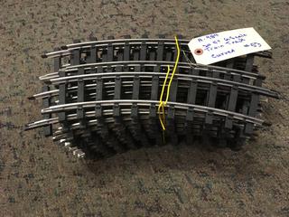 20 Ft G Scale Train Track Curved.