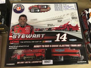 Lionel Tony Stewart O Gauge Train Set.