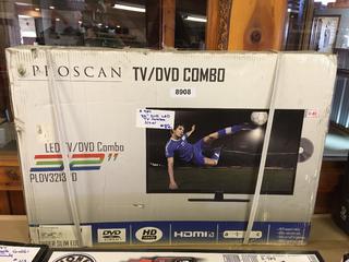 New 32" DVD Led TV Combo.