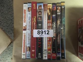 (9) Assorted DVD's.