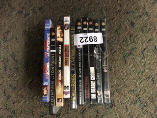 (10) Assorted DVD's.