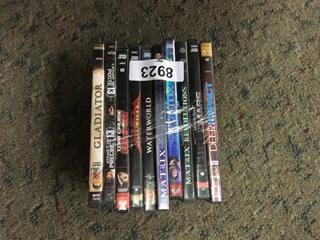 (10) Assorted DVD's.