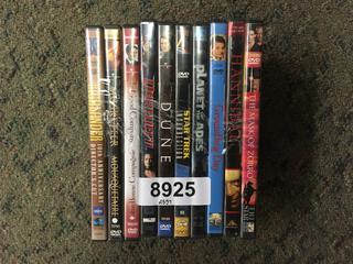 (10) Assorted DVD's.