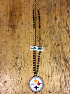 Commemorative Pittsburgh Steelers Beads From Superbowl XLIII (43) in Tampa Bay.