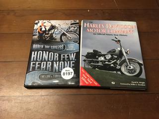 Mongols Motorcycle Club Book & Harley Davidson Book.