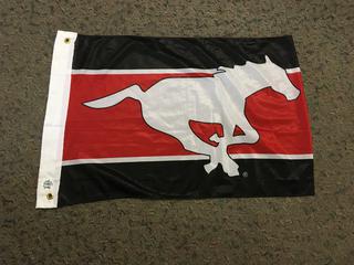 Stampeders Flag, Stampeders Hitch Cover & British & Irish Lions Stretchy Mascot.