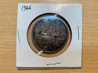 1966 Canada Silver Dollar.