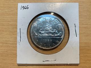 1966 Canada Silver Dollar.