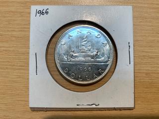 1966 Canada Silver Dollar.