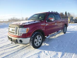 2009 Ford F-150 Lariat 4X4 Pick Up c/w 5.4L Triton V8, A/T, A/C, Fully Loaded, Leather, Power Sunroof, Showing 222,540 Kms, 275/55R20 Tires, VIN 1FTPW14V39FB49442