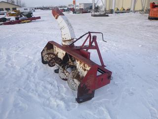 Mckee Bros Ltd 72 In. Snow Blower, Model 6, PTO Driven, 3 Pt. Hitch, SN 2665 (W. Fence)