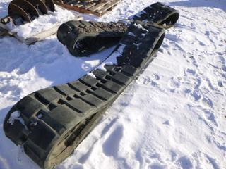 (2) 18 In. Rubber Tracks to Fit Skid Steer (Row 1)