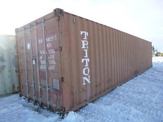 1998 40 Ft. Seacan Storage Container, SN TRIU548155 (E. Fence)