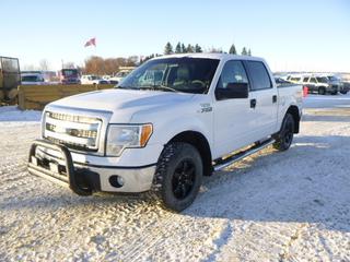 2013 Ford F-150 XLT 4X4 Crew Cab c/w 5.0L V8, A/T, A/C, Showing 325,611 Kms, LT 265/70R17 Tires, Spare Tire In Box, VIN 1FTFW1EFXDFC07090