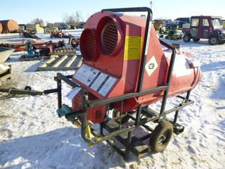 Eco Blaze 400 D/G Turbo Portable Construction Heater c/w 120V, Beckett CF375 Burner, NG Hook Up,  4.80/4.00-8 Tires, SN B400-14-9076 (Row 1)