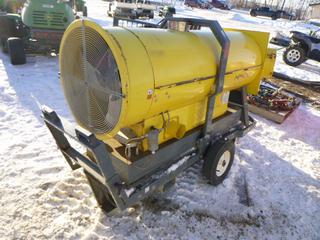 2012 Wacker Neuson Portable Construction Heater, Model HI400 HDD c/w 120V, 4.80/4.00-8 Tires, SN 20105464 (Row 1)