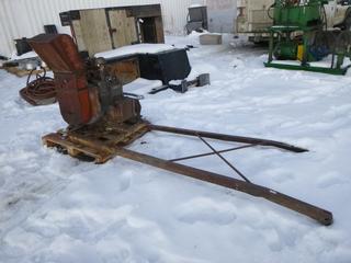 Wisconsin Heavy Duty Air Cooled Engine, Model # VF4, S/N# 1928323 (N. Fence)