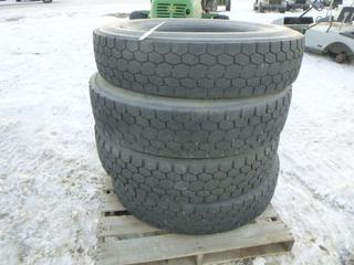 (4) Bridgestone Tires, 11R24.5