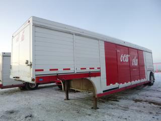 1999 Parco-Hesse 14 Bay Beverage Trailer c/w 275/80R22.5 Tires, Webastco, 33 Ft. x 8 Ft. 5 In., CVIP 11/20, VIN 2P9SLA6A8X0027292 *NOTE Trademark Logo Will Be Covered up/Removed* (Dead Row)